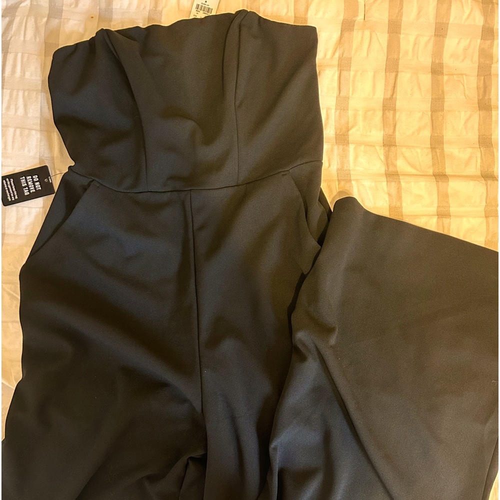 Express black wide leg jumpsuit - Picture 2 of 3